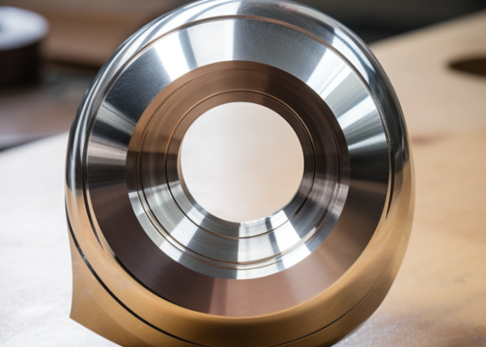 a cnc component with a smooth polished surface
