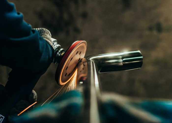 hand polishing part