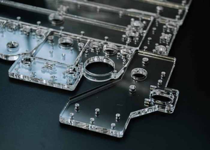 Acrylic machine part part