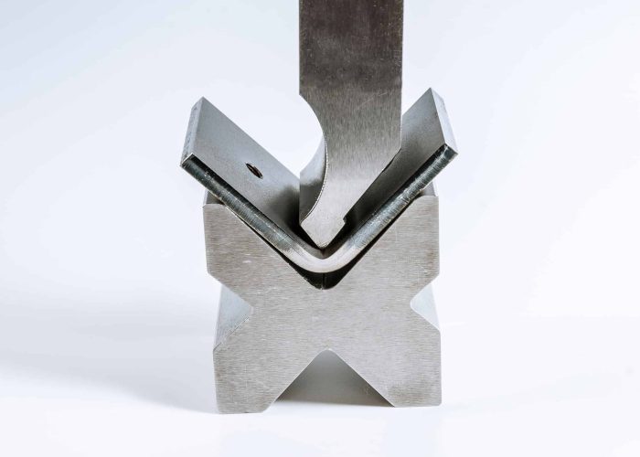 sheet metal bending tool on white background