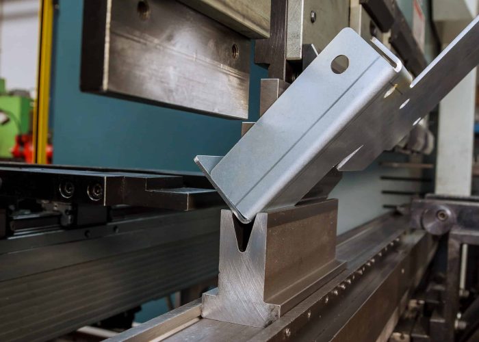 metal case punching-bended
