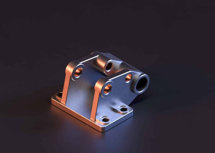 metal spare part with treatment