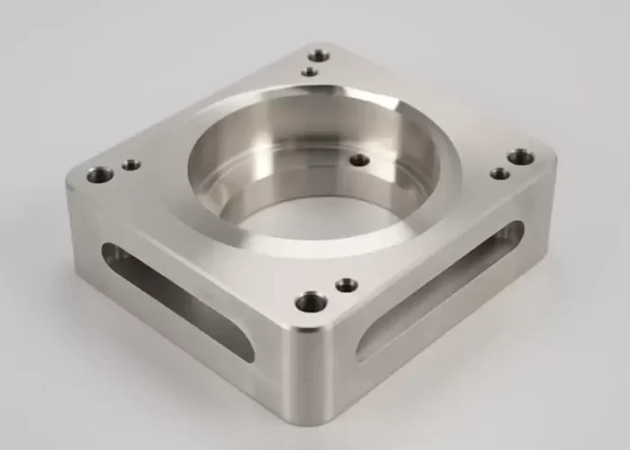 silver coated machined part