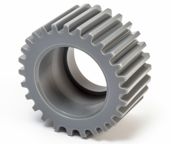 spur gear, grey, nylon