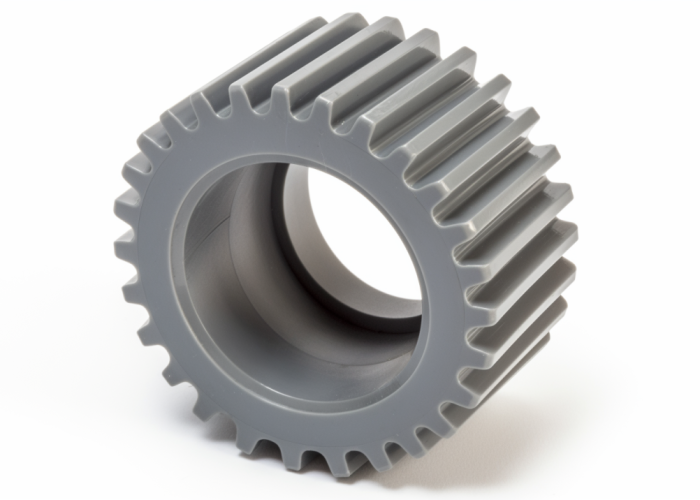 spur gear, grey, nylon