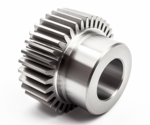 spur gear with hub, transmission part