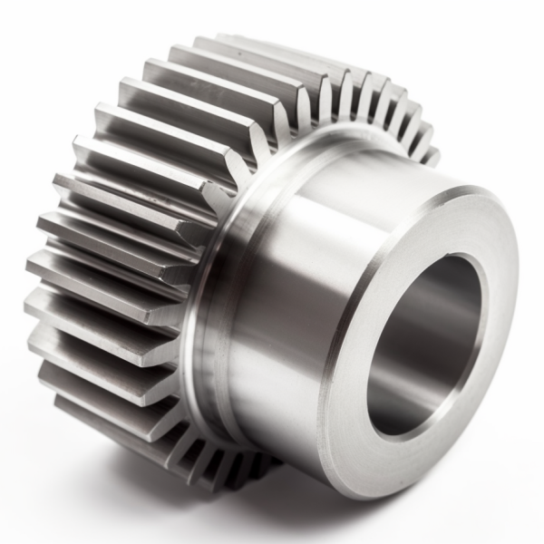 spur gear with hub, transmission part