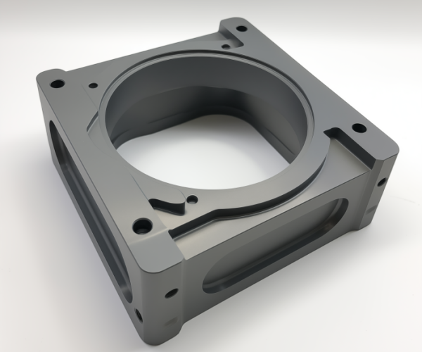 square metal profile for cooling fan