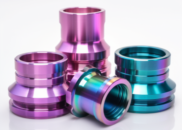titanium anodizing components - 4 pieces with different color