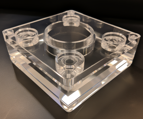 transparent acrylic part