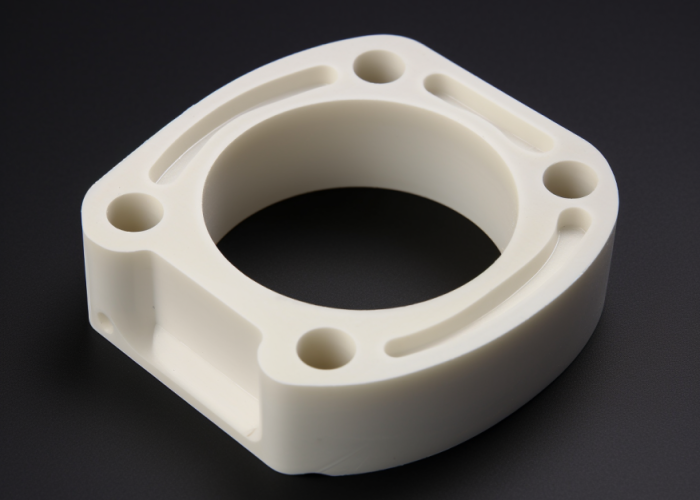 white acetal, base plate,milling