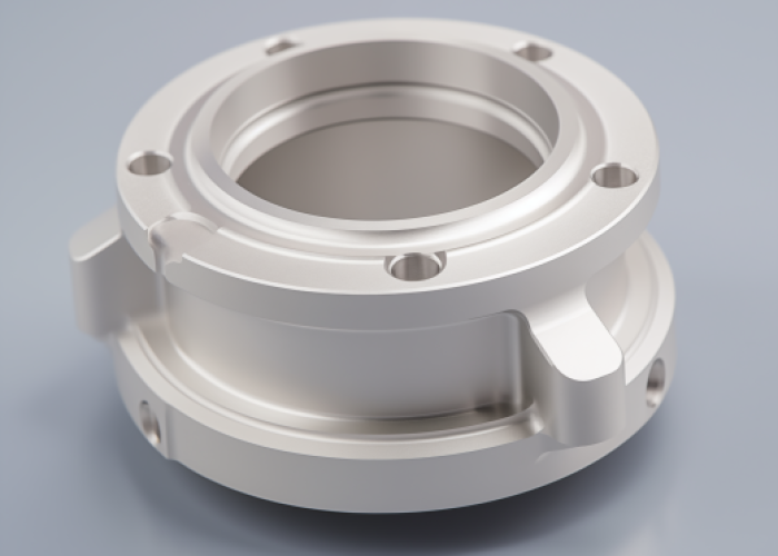 whitish-colored surface aluminum part whitish-colored surface aluminum part