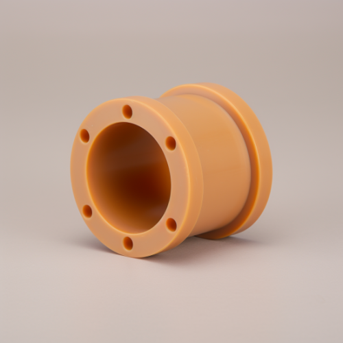 yellow ptfe turning part